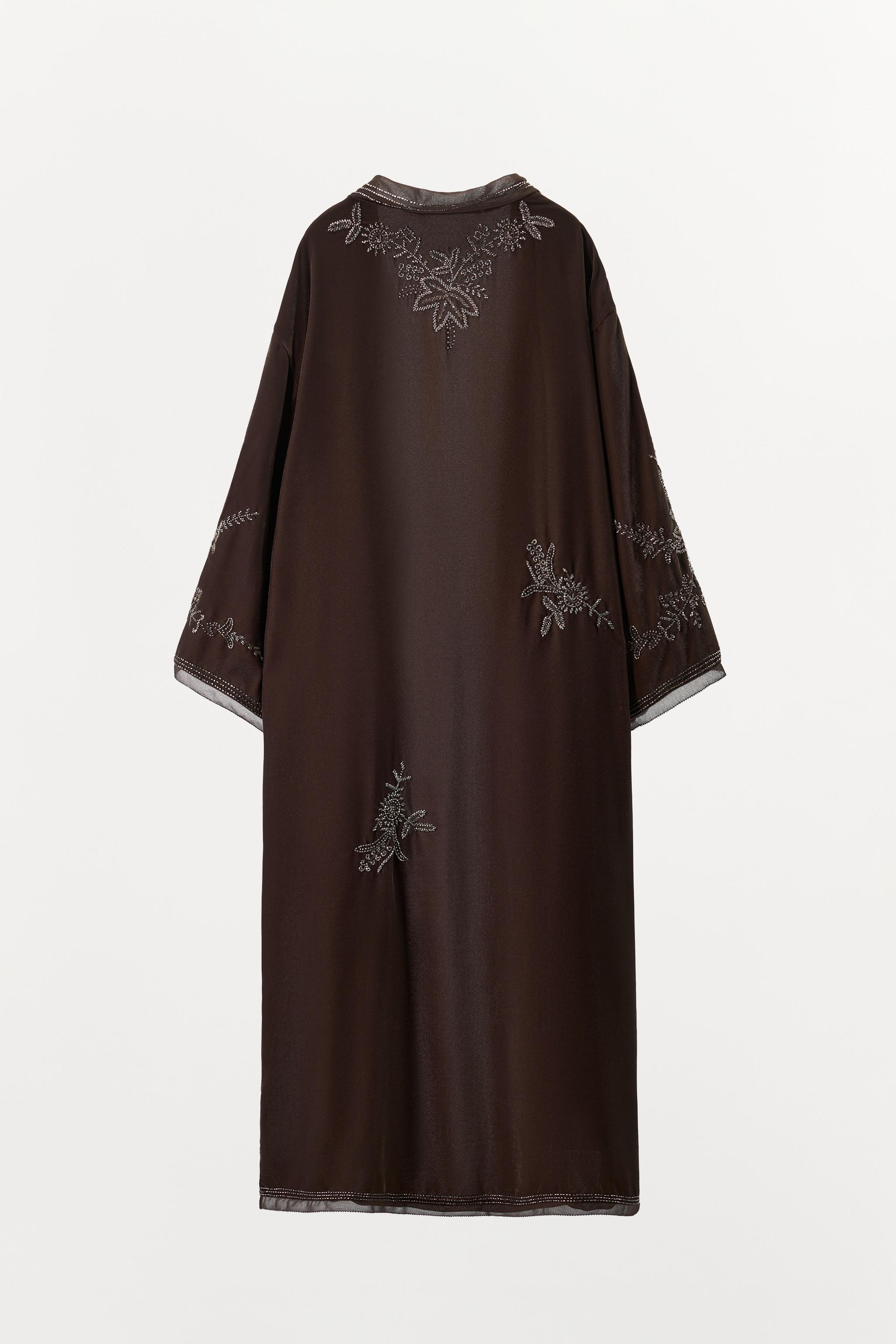 LIMITED EDITION BEADED VELVET KIMONO